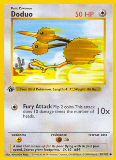 1999 Base Doduo #48
