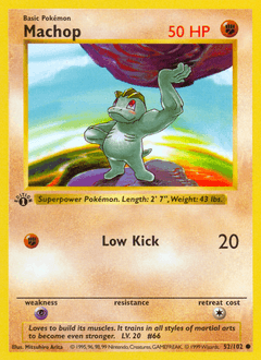 1999 Base Machop #52