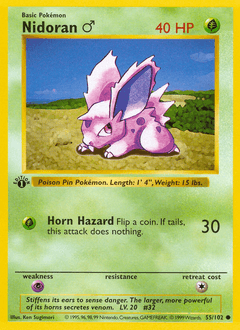 1999 Base Nidoran ♂ #55