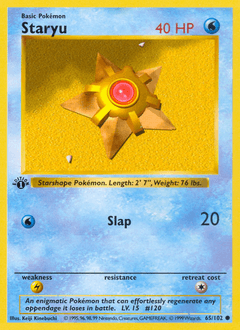1999 Base Staryu #65
