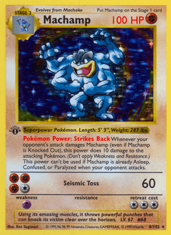Machamp Base card
