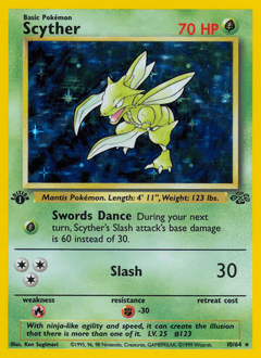 Scyther Jungle card