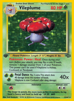 Vileplume Jungle card