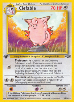 Clefable Jungle card