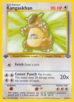 Kangaskhan Jungle card
