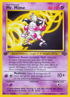 Mr. Mime Jungle card