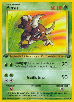 Pinsir Jungle card