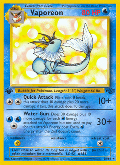 Vaporeon ★ Jungle card