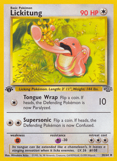Lickitung Jungle card