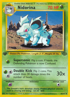 Nidorina Jungle card