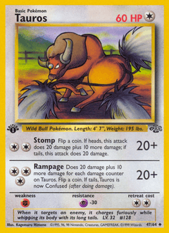 Tauros Jungle card