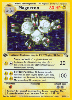 Magneton Fossil card