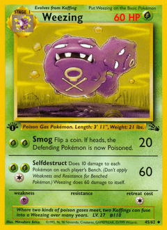 1999 Fossil Weezing #45