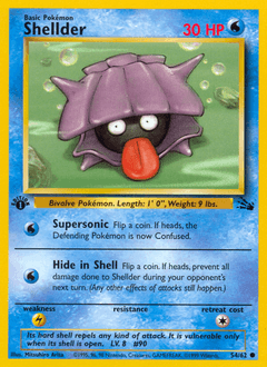 Shellder Fossil card