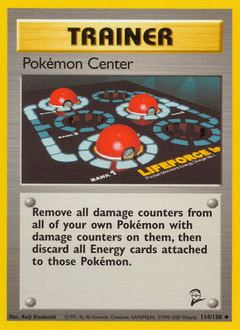 Pokémon Center Base Set 2 card