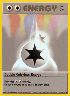 2000 Base Set 2 Double Colorless Energy #124