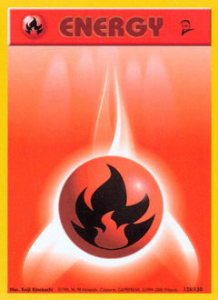 2000 Base Set 2 Fire Energy #126