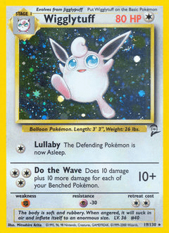 Wigglytuff Base Set 2 card