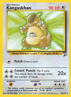 2000 Base Set 2 Kangaskhan #26