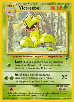Victreebel Base Set 2 card