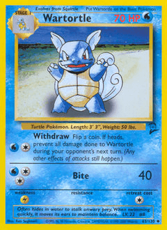 2000 Base Set 2 Wartortle #63