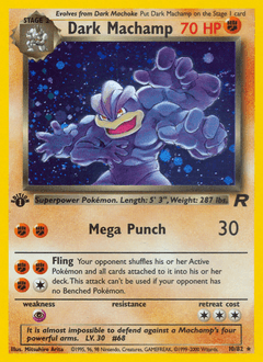 2000 Team Rocket Dark Machamp #10