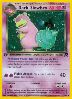 2000 Team Rocket Dark Slowbro #12