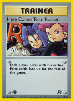 Here Comes Team Rocket! Team Rocket card