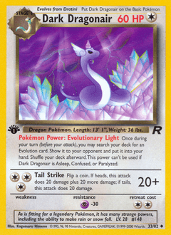 Dark Dragonair Team Rocket card