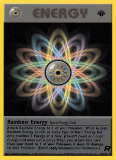 Rainbow Energy Team Rocket card