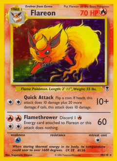 Flareon ★ Legendary Collection card