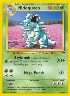 Nidoqueen Legendary Collection card