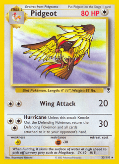 2002 Legendary Collection Pidgeot #33