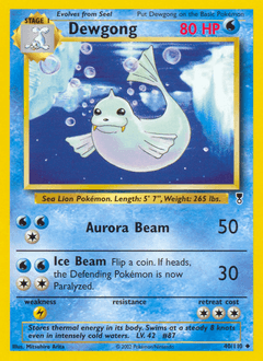 Dewgong Legendary Collection card