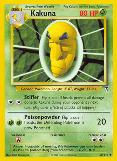 Kakuna Legendary Collection card