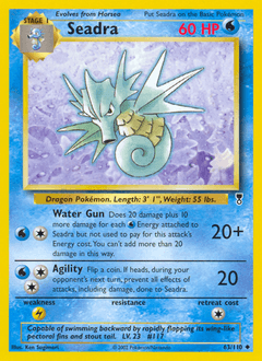 Seadra Legendary Collection card