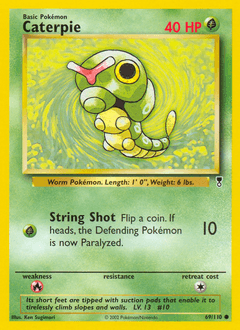 Caterpie Legendary Collection card