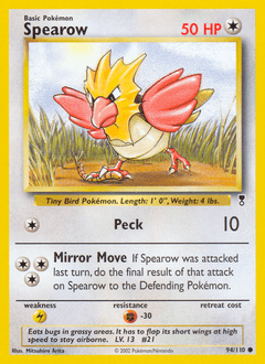 Spearow Legendary Collection card