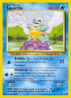 2002 Legendary Collection Squirtle #95