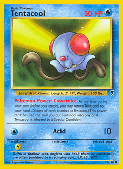 Tentacool Legendary Collection card