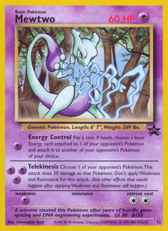 Mewtwo Wizards Black Star Promos card