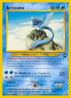 Articuno Wizards Black Star Promos card