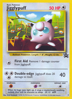 Jigglypuff Wizards Black Star Promos card