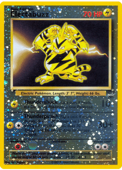 Electabuzz Best of Game card