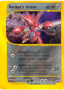 Rocket's Scizor Best of Game card