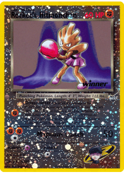 Rocket's Hitmonchan Best of Game card