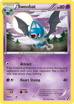 Swoobat Black & White card
