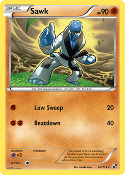 Sawk Black & White card