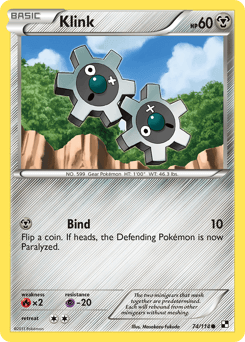 Klink Black & White card