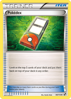 Pokédex Black & White card
